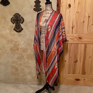 R Cinco serape Shaw/kimono